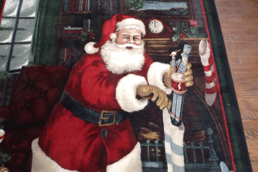 Ronnie Magee Santa Claus Area Rug