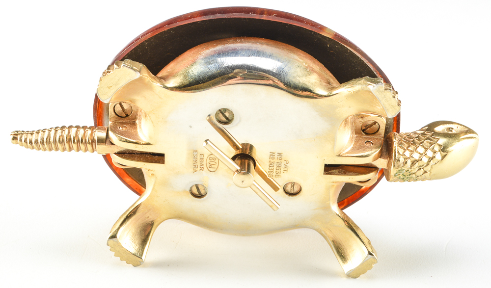 Vintage BOJ Eibar Brass Turtle Hotel Desk Bell