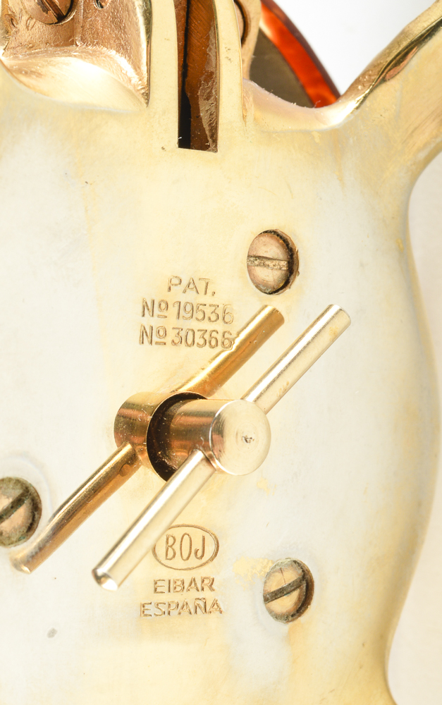 Vintage BOJ Eibar Brass Turtle Hotel Desk Bell