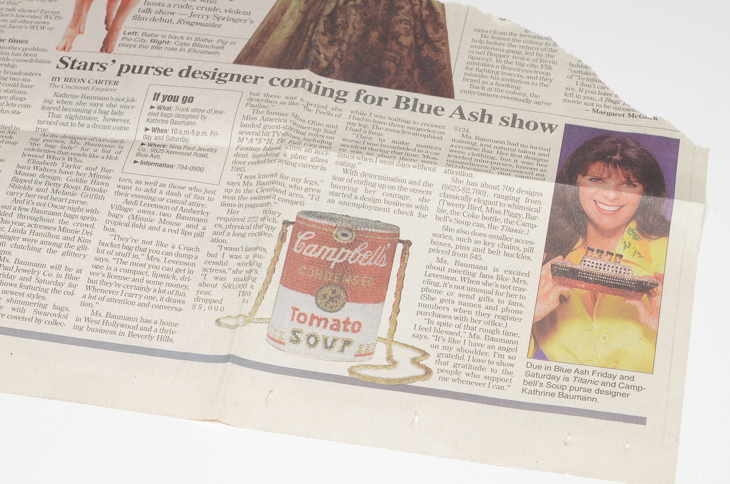 Kathrine Baumann Collectibles of Beverly Hills Minaudiere Purse