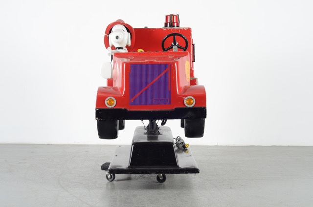 Coin Operated Peanuts Fire Truck Kiddie Ride
