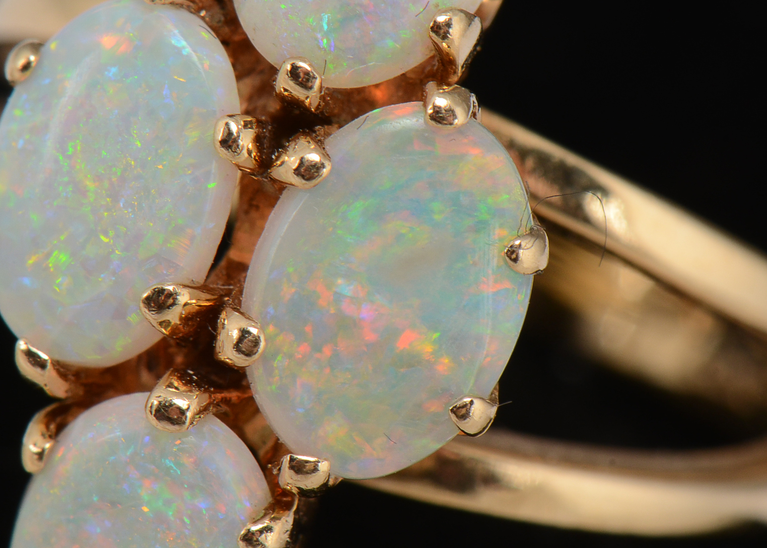 14K Yellow Gold Opal Ring