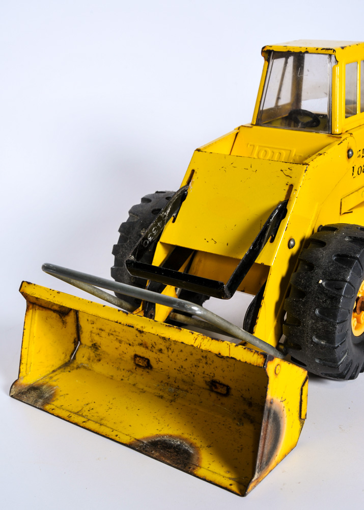 Yellow Steel Mighty Tonka Loader