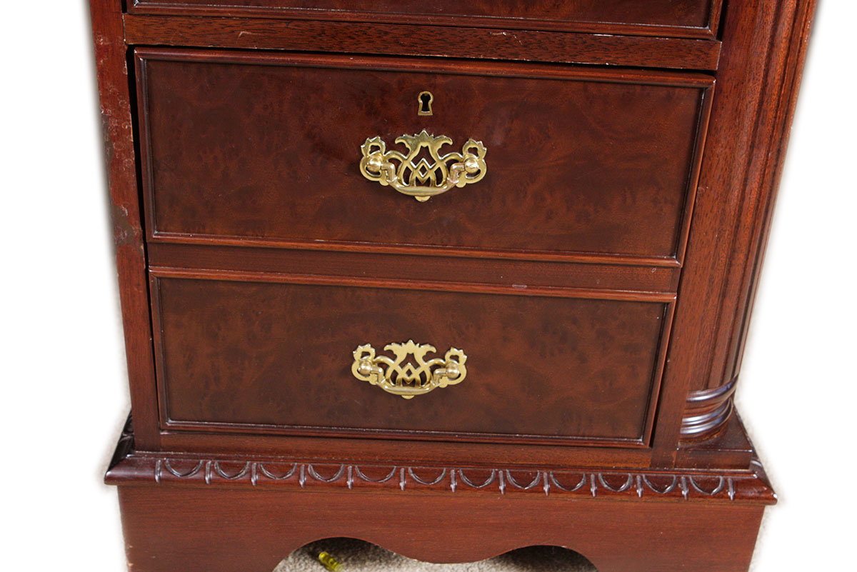 Large Mahogany Partners Desk