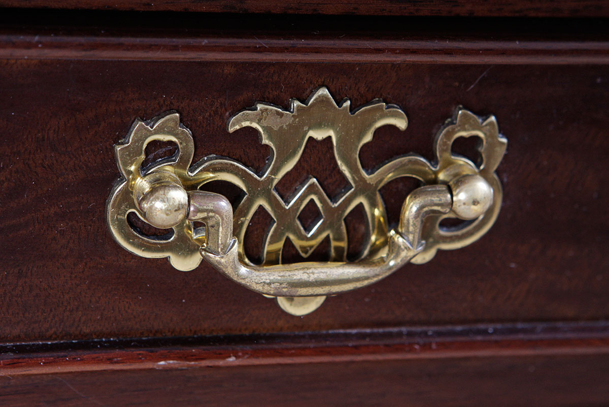 Large Mahogany Partners Desk