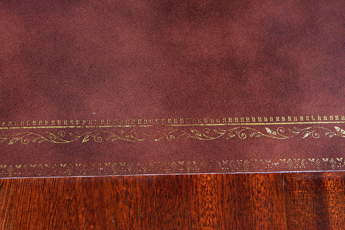 Large Mahogany Partners Desk