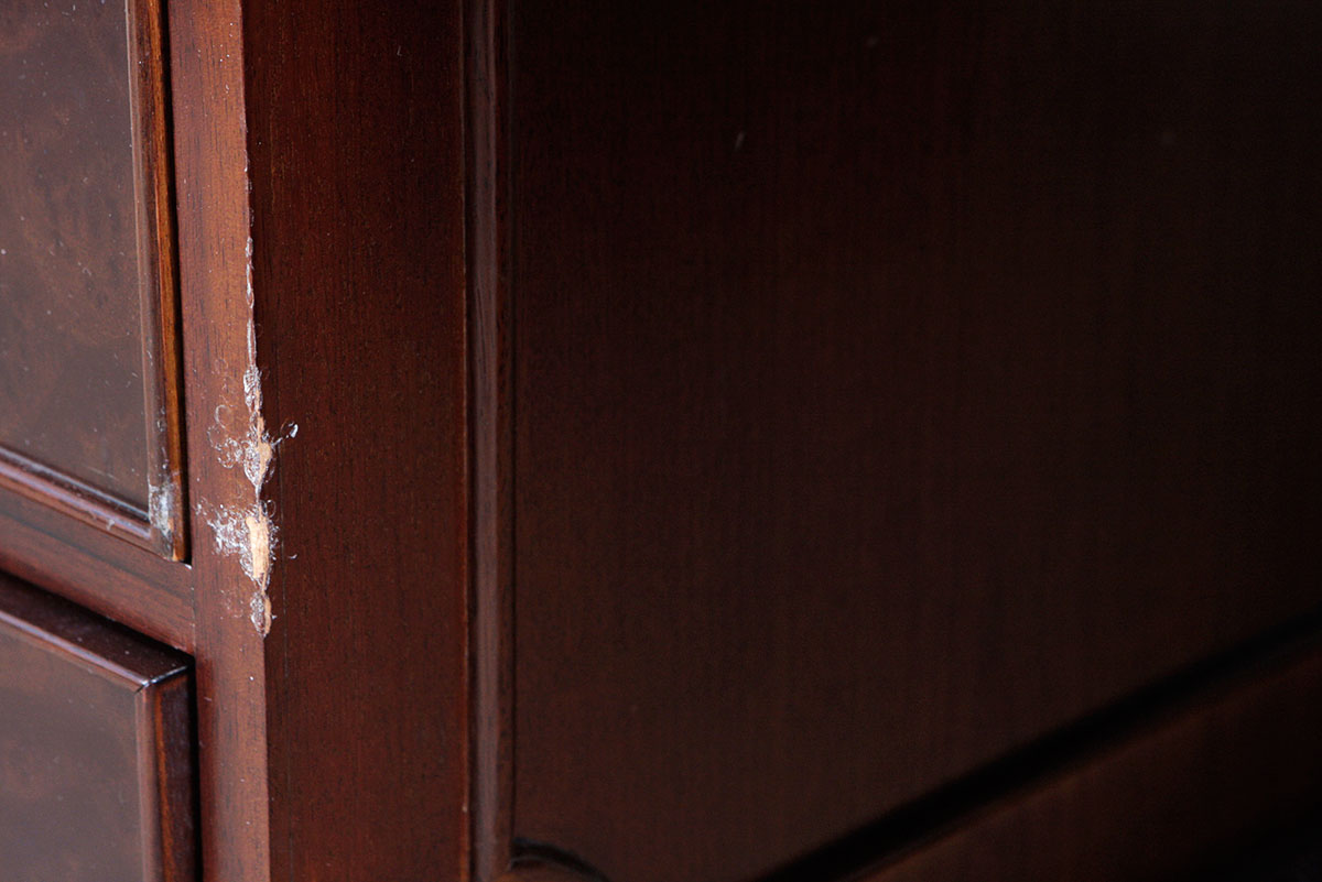 Large Mahogany Partners Desk