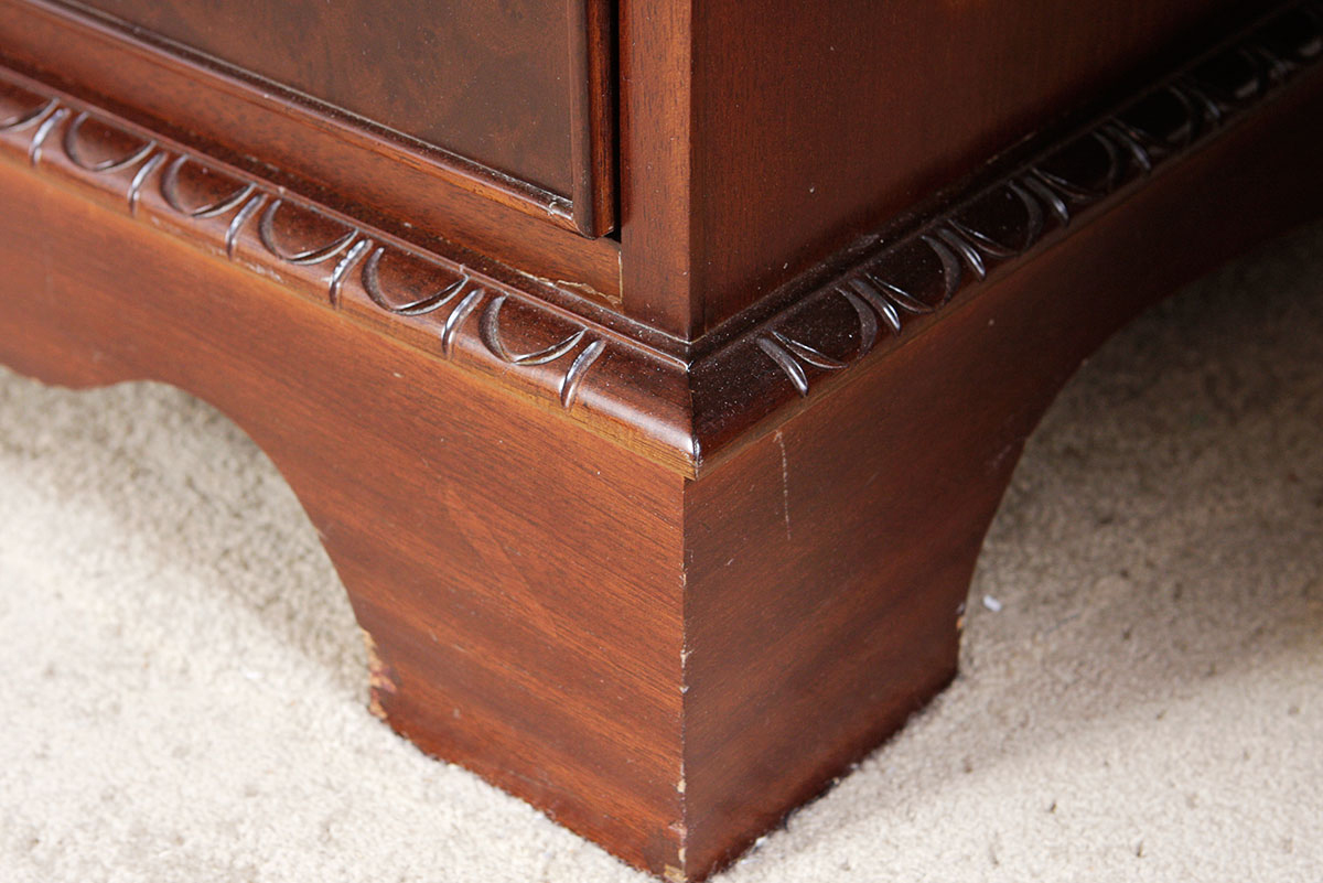 Large Mahogany Partners Desk