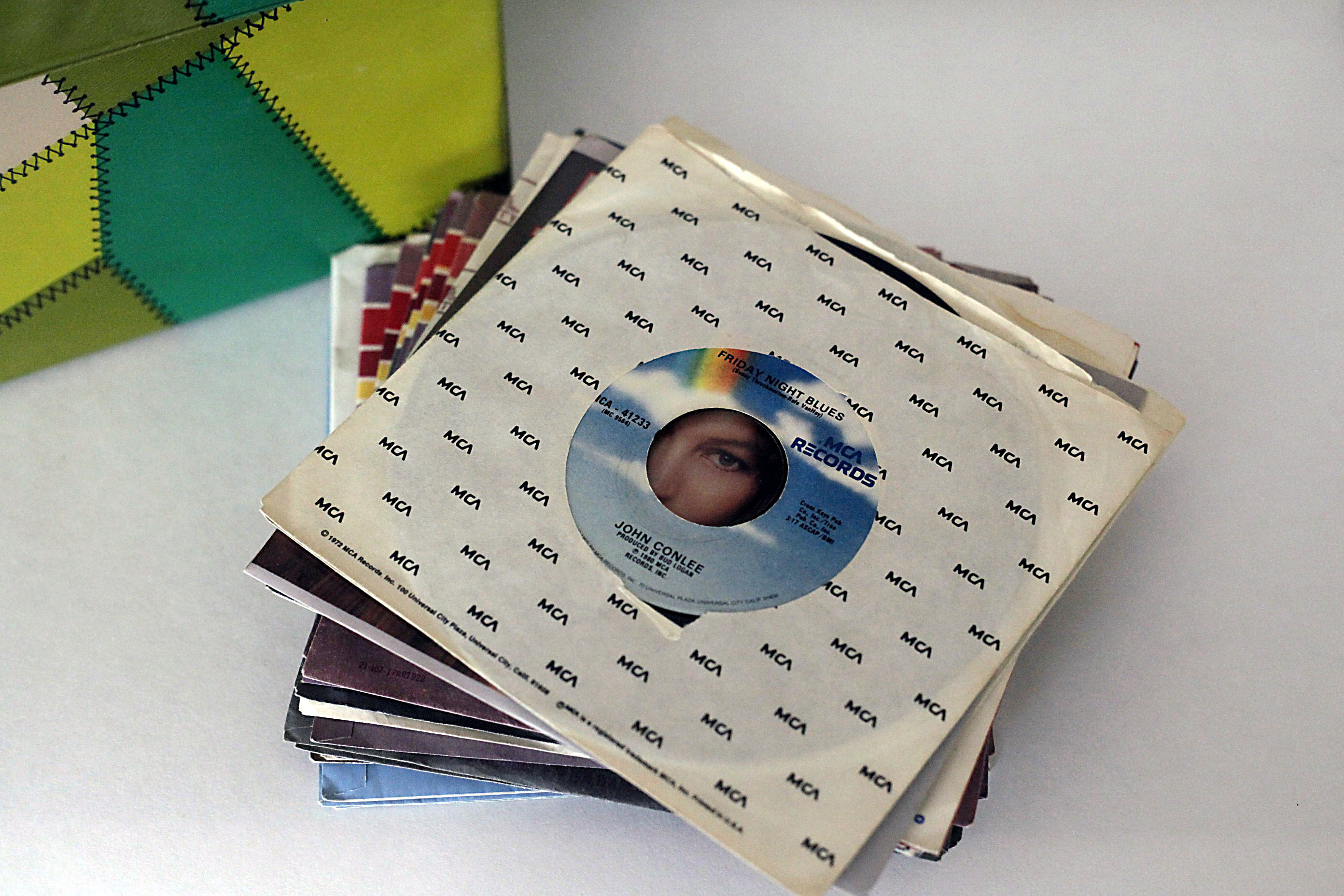 Assortment of Vintage Vinyl 45s