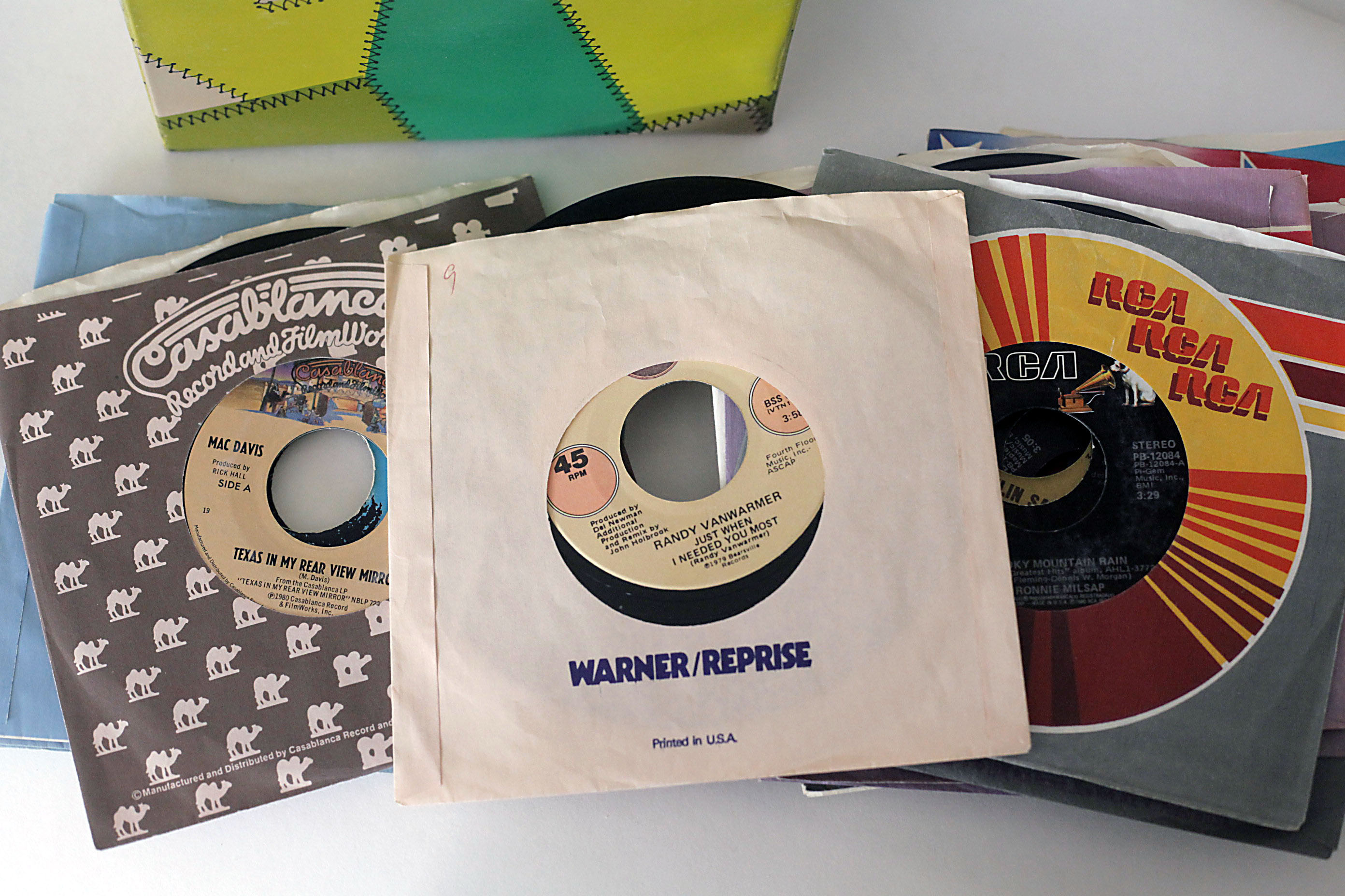 Assortment of Vintage Vinyl 45s