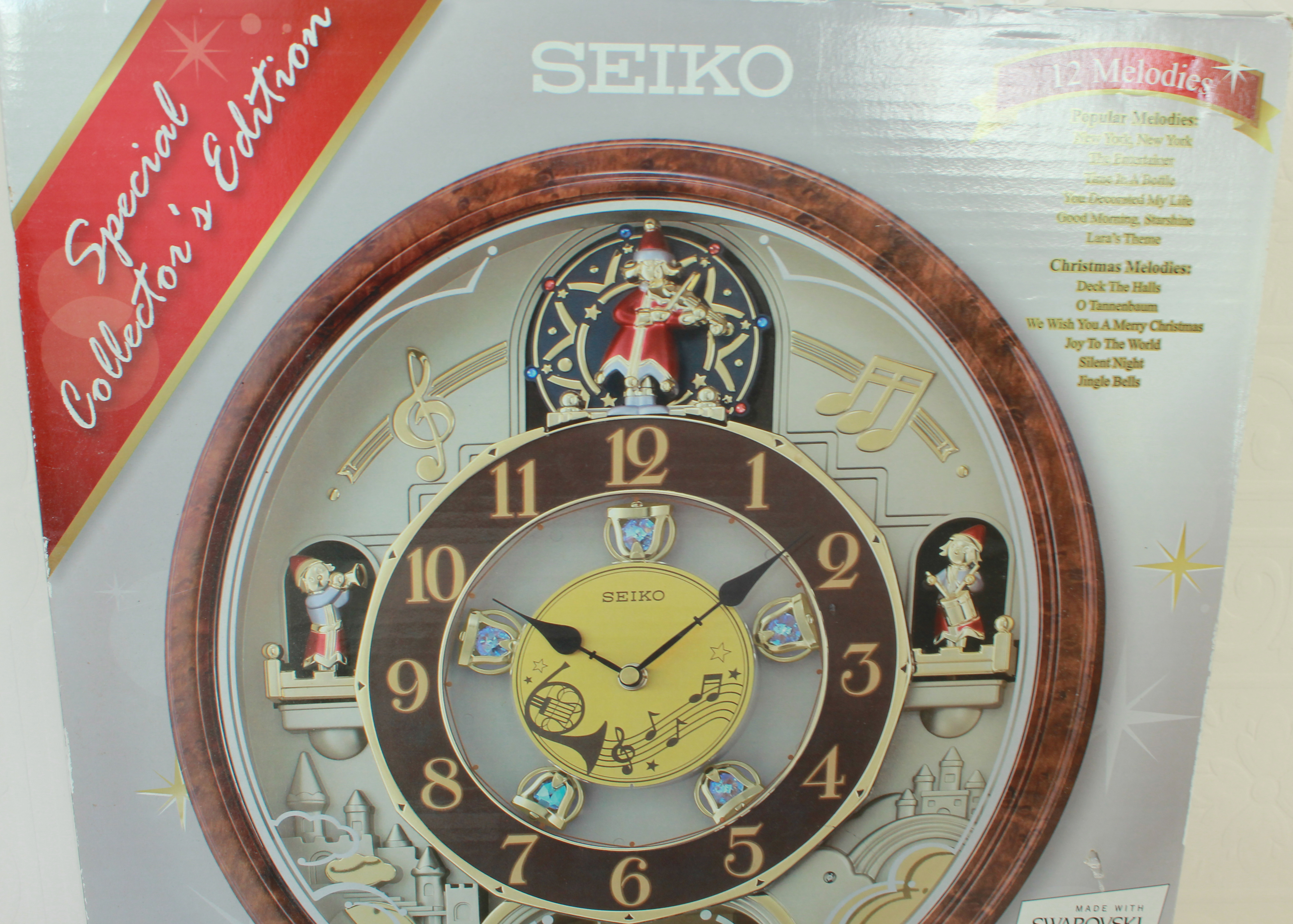 Seiko Collector's Edition Swarovski Wall Clock