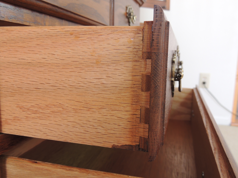 Tell City Oak China Cabinet