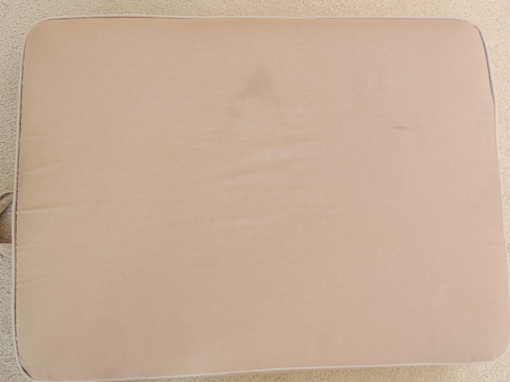 IKEA Canvas Lounge Chair and Storage Ottoman