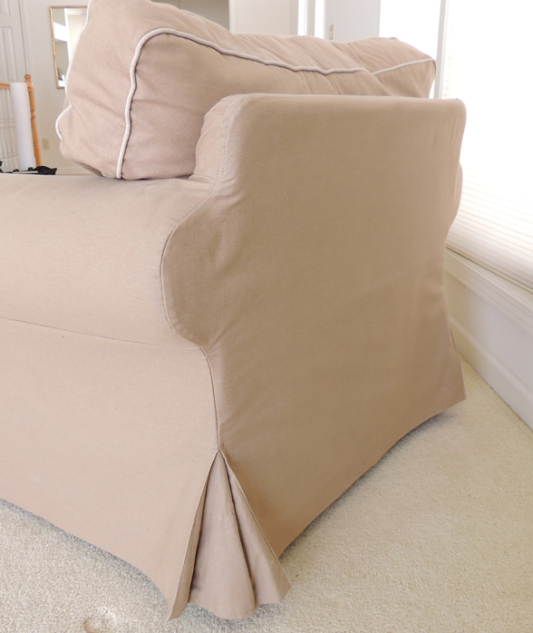 IKEA Canvas Lounge Chair and Storage Ottoman