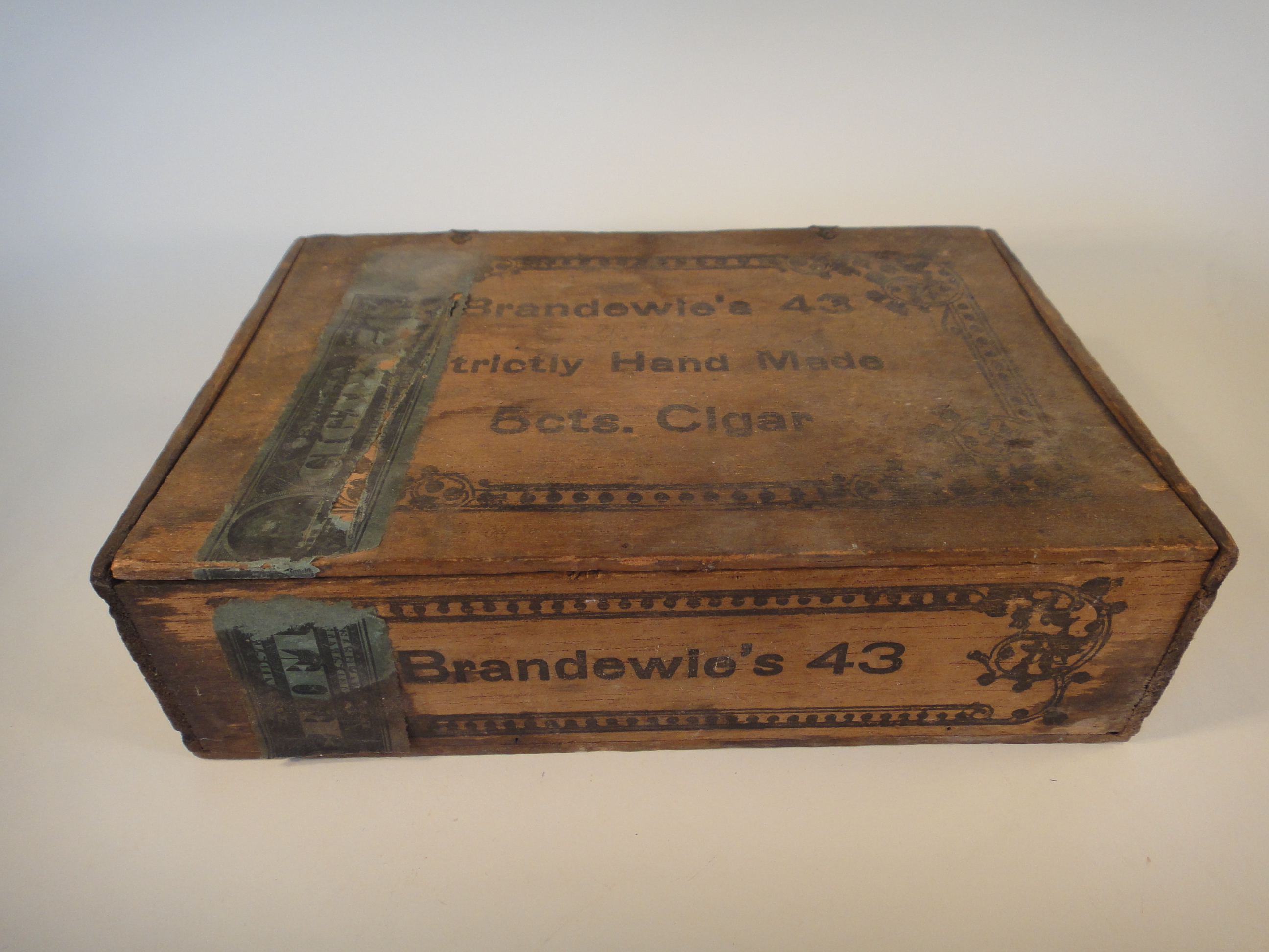 Vintage Brandewie's & American Stag Cigar Boxes