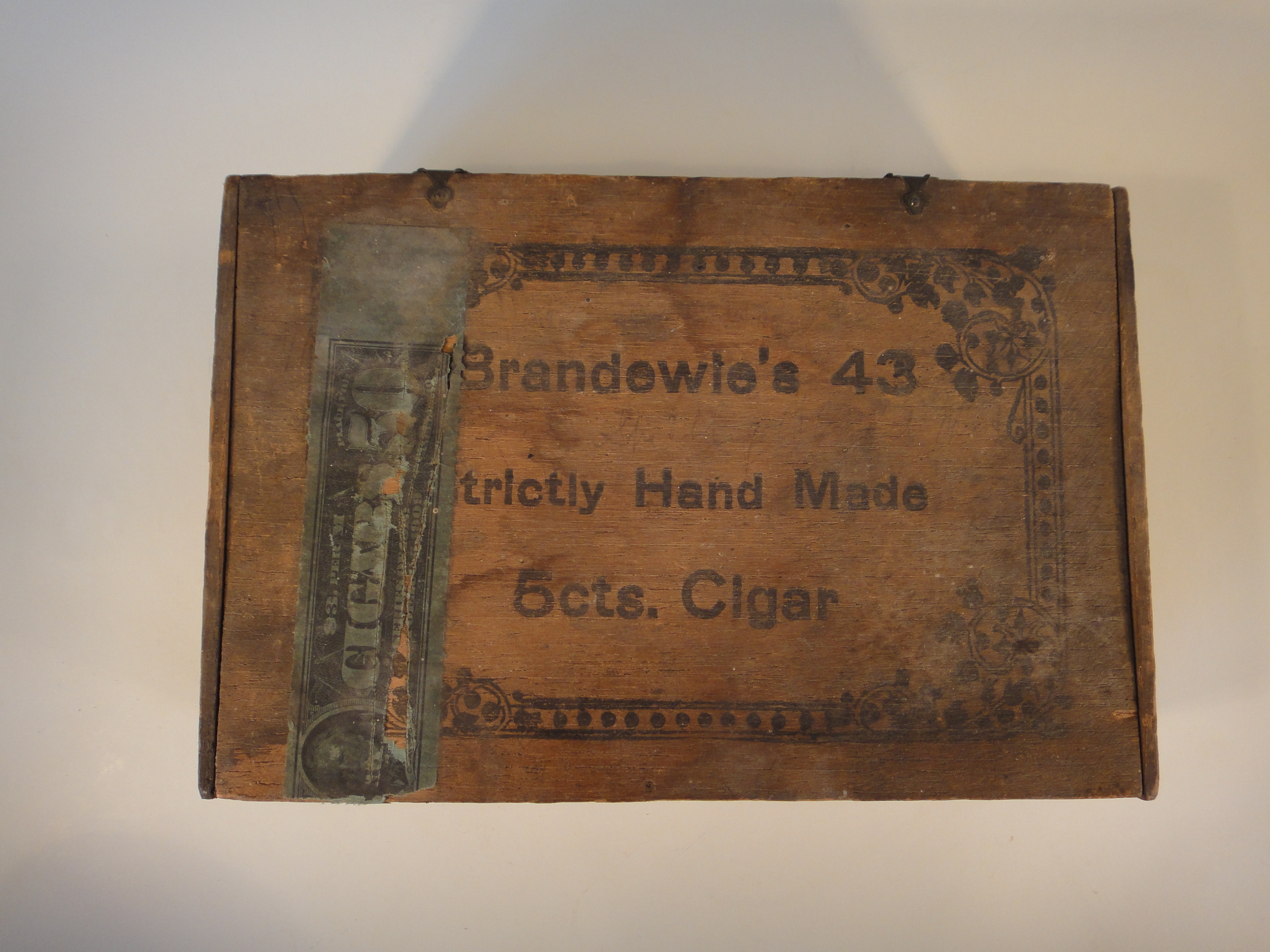 Vintage Brandewie's & American Stag Cigar Boxes