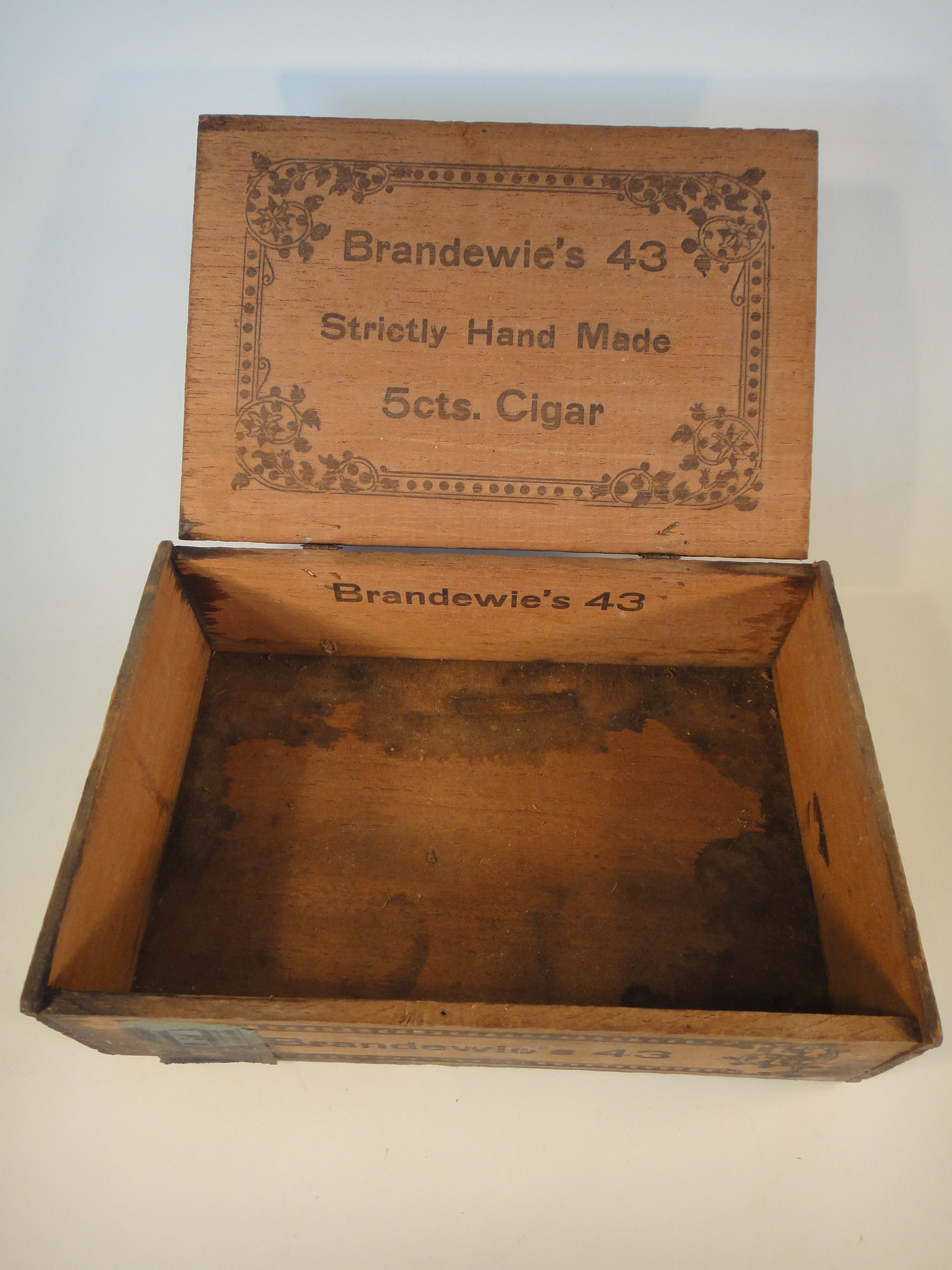 Vintage Brandewie's & American Stag Cigar Boxes