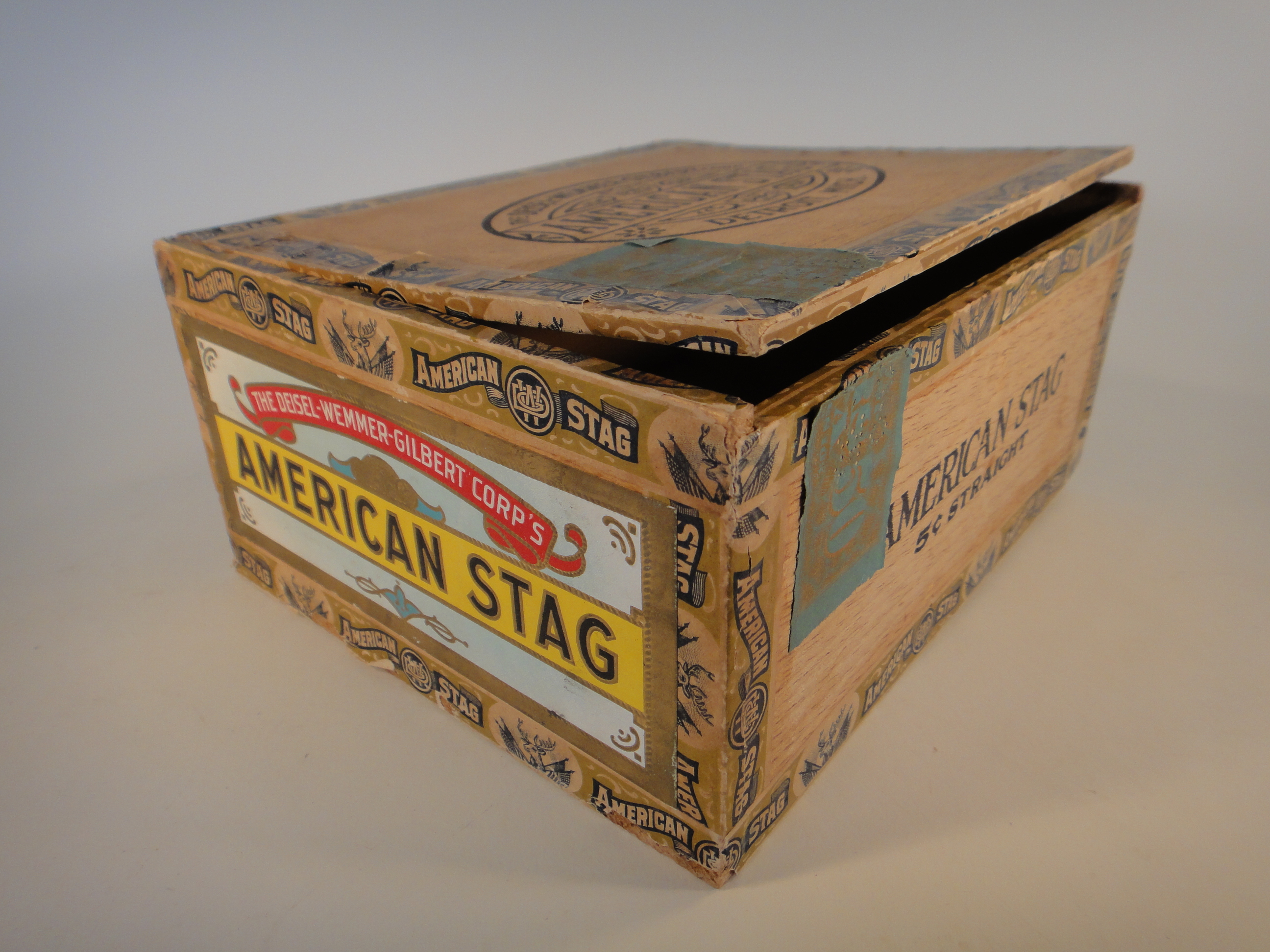 Vintage Brandewie's & American Stag Cigar Boxes