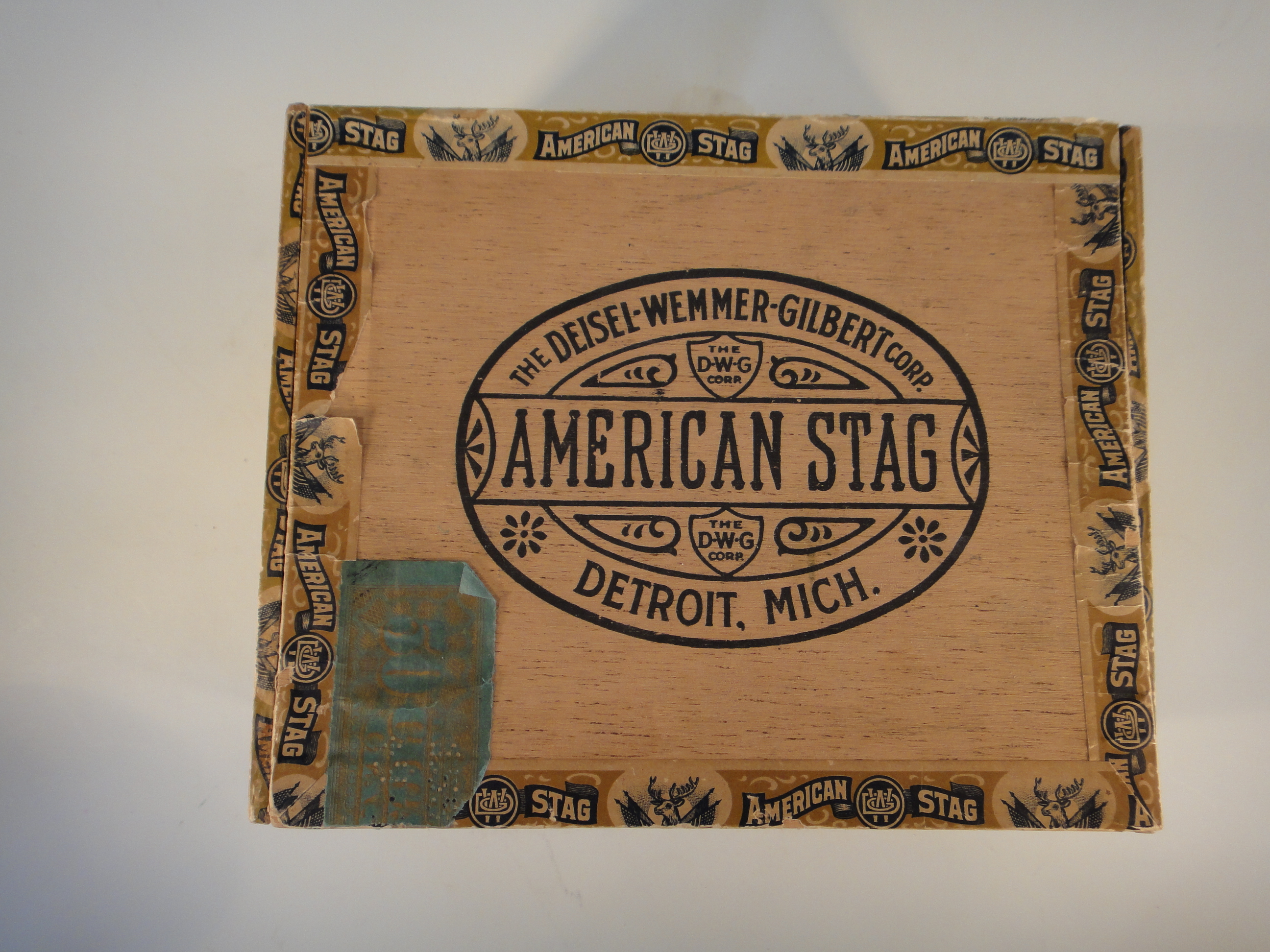 Vintage Brandewie's & American Stag Cigar Boxes