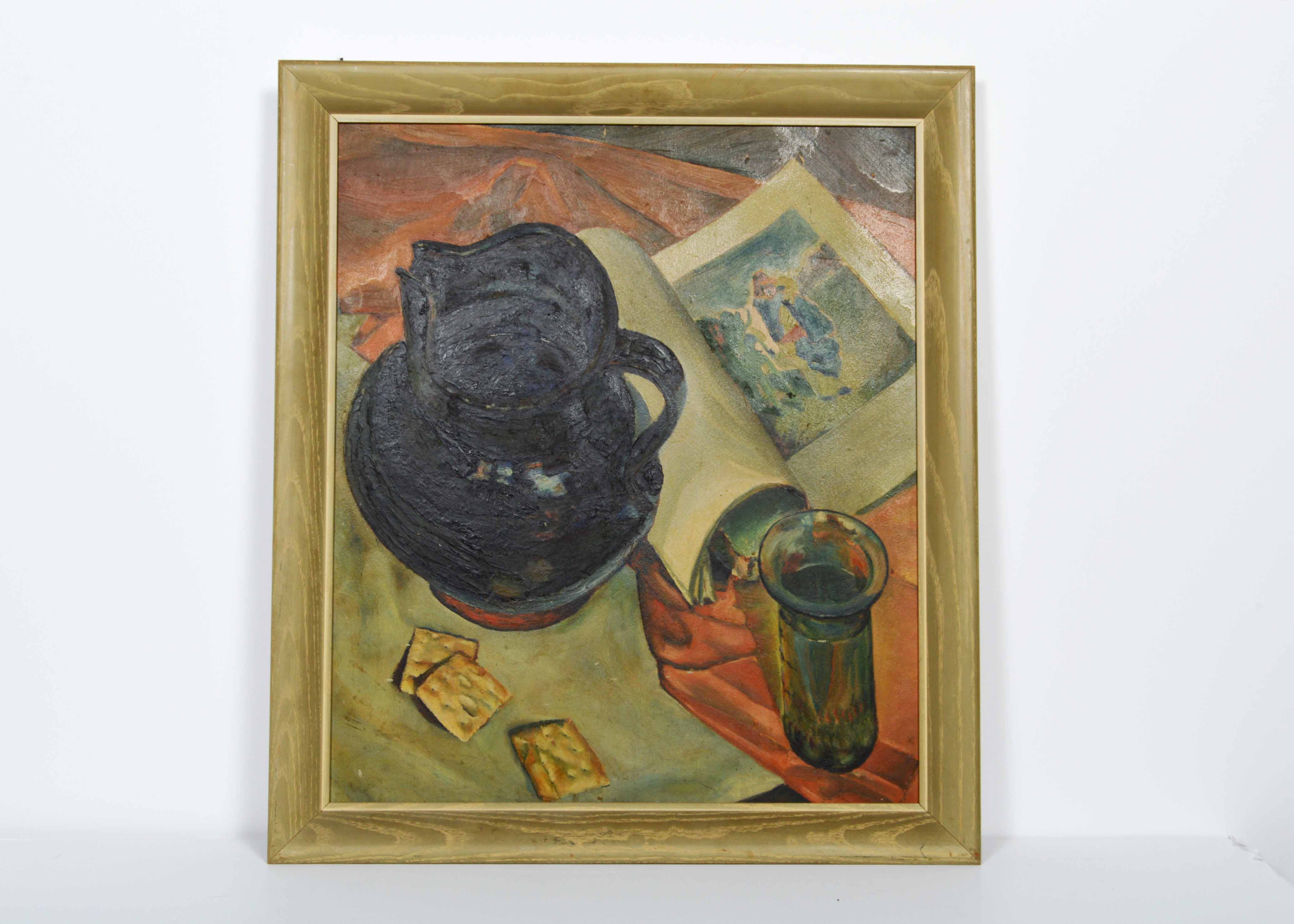 Original Still Life Oil Painting Everything But The House