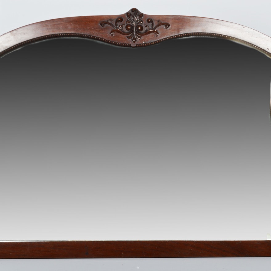 Antique Mahogany Mirror