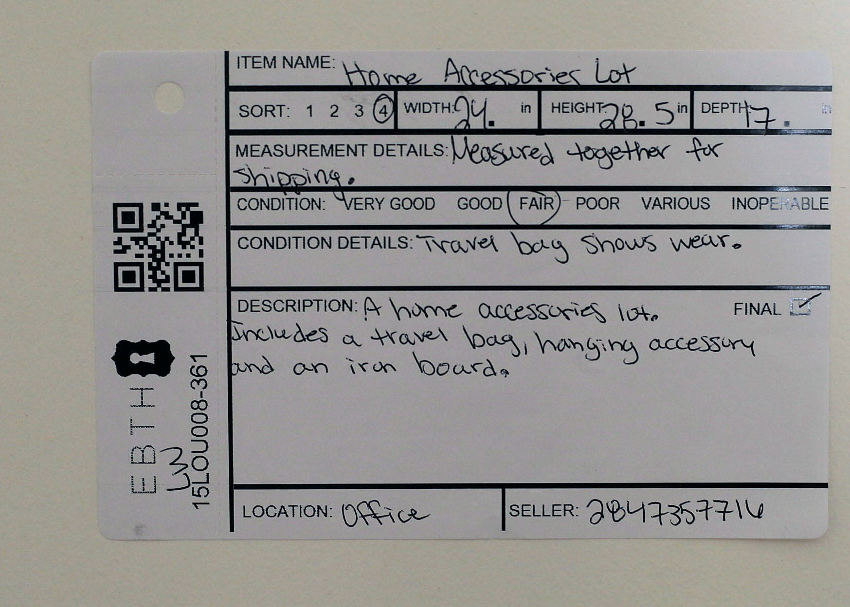 Euro-Pro Hand Vacuum