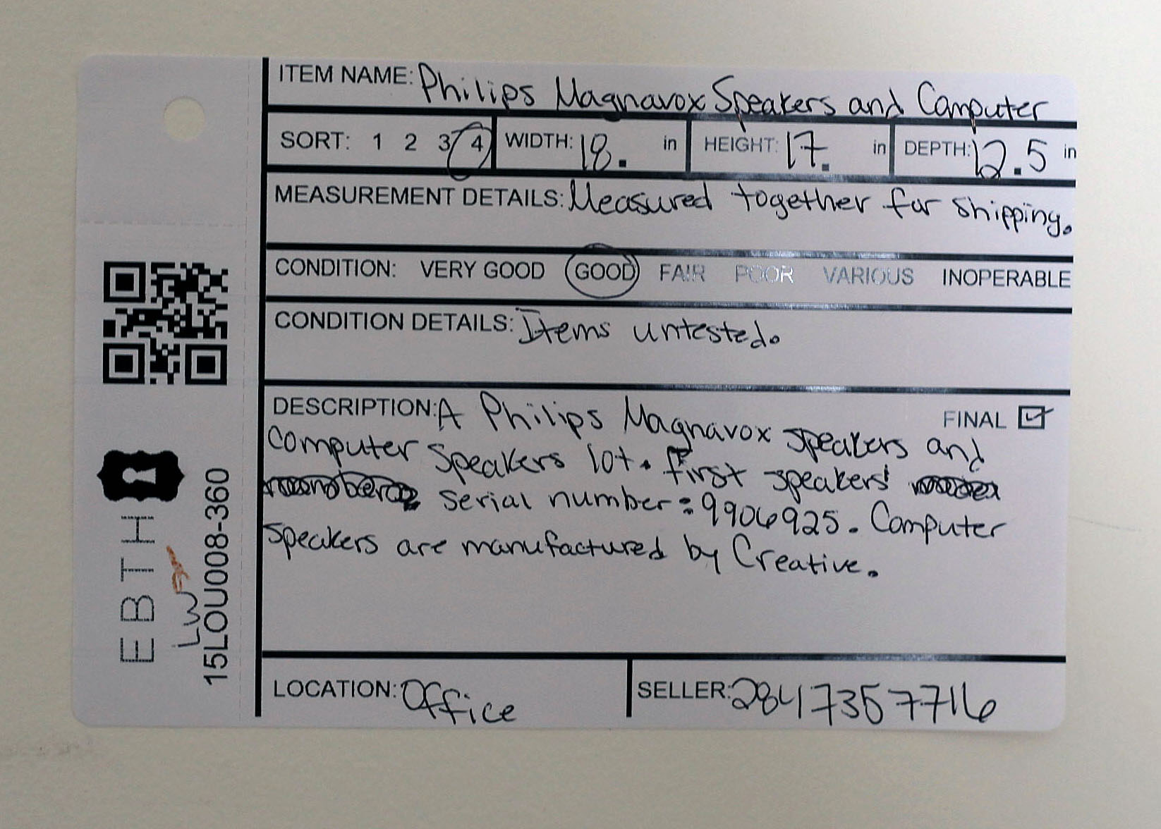 Euro-Pro Hand Vacuum