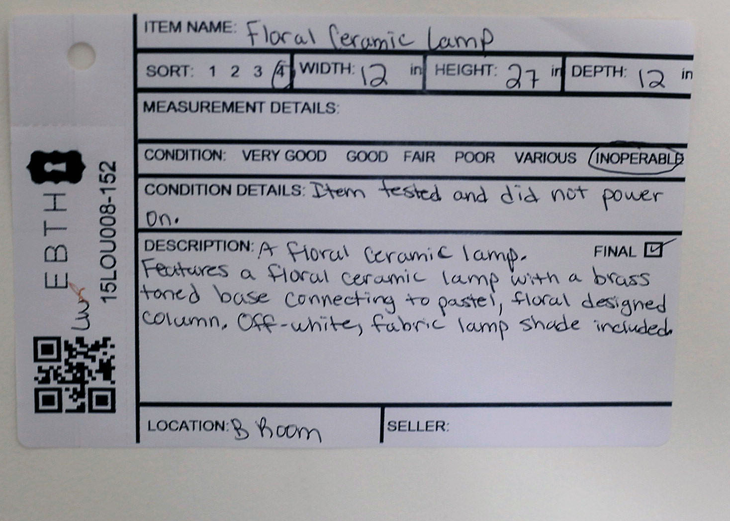 Euro-Pro Hand Vacuum