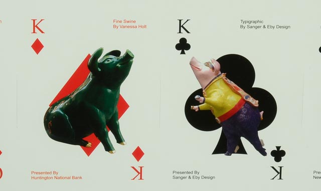 The Big Pig Gig Framed Deck of Cards