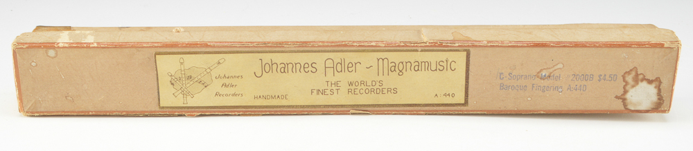 Johannes Adler Magnamusic Wooden Recorder