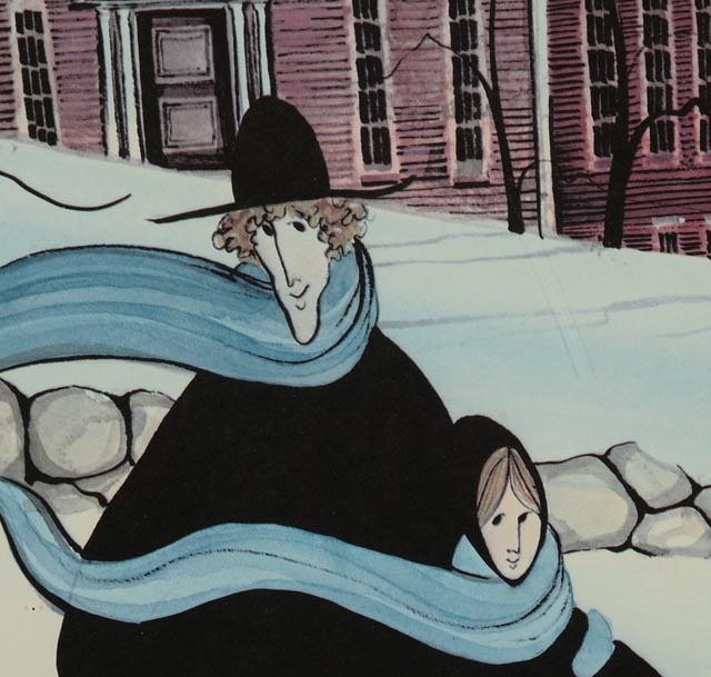 Framed P. Buckley Moss Limited Edition Offset Lithograph