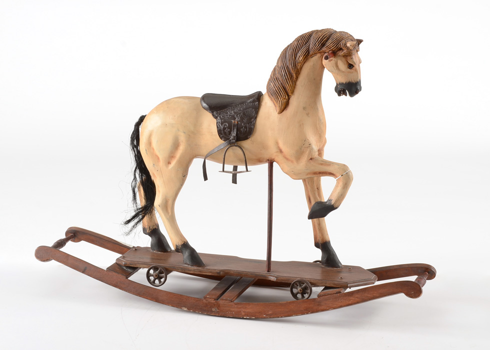 Reproduction Rocking Horse / Pull Toy