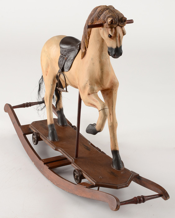 Reproduction Rocking Horse / Pull Toy