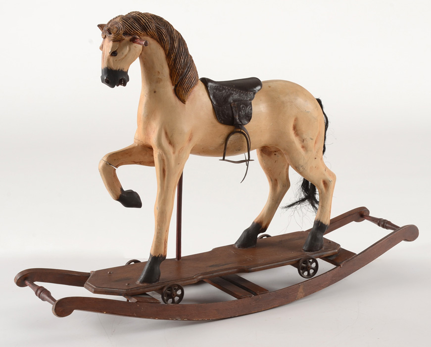 Reproduction Rocking Horse / Pull Toy