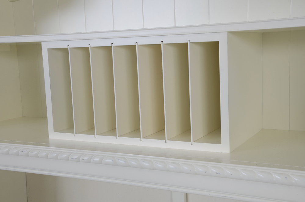 Thomasville Desk with Top Hutch and Oval Back Chair