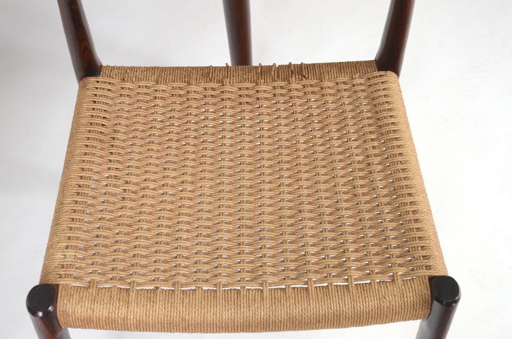 Danish Modern Table and Six Chairs