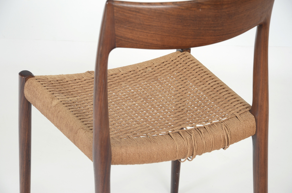 Danish Modern Table and Six Chairs