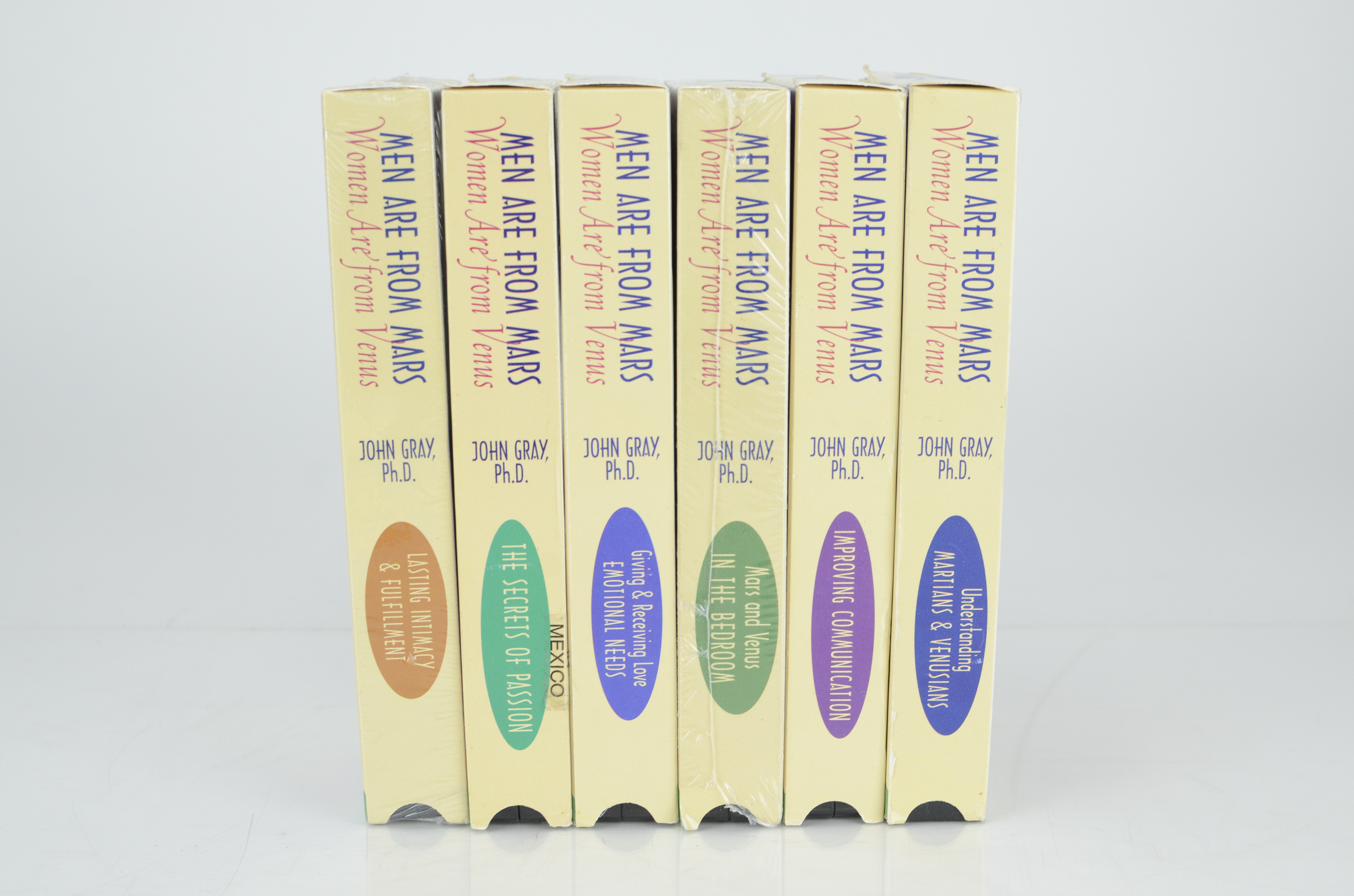 Six Vintage Books and Six VHS Tapes