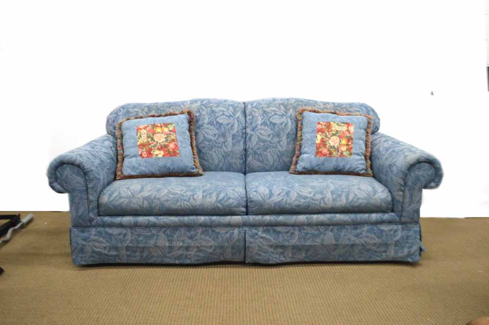 Blue Rowe Sofa Bed