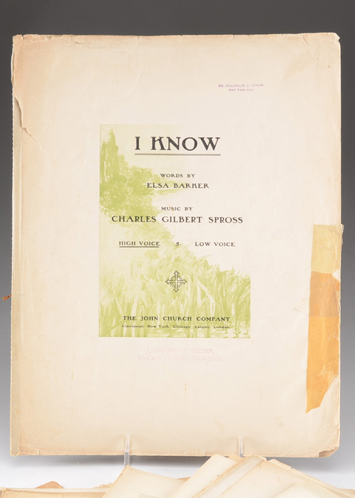 "Porgy and Bess" and More Sheet Music