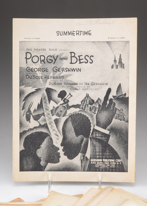 "Porgy and Bess" and More Sheet Music