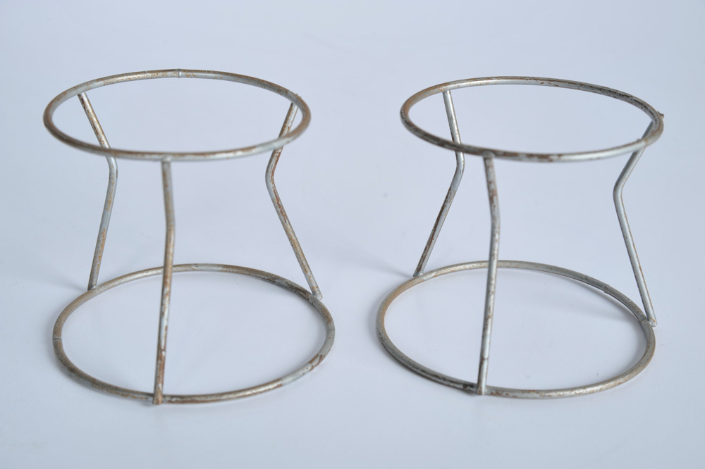 Green Cut to Clear Crystal Lamps