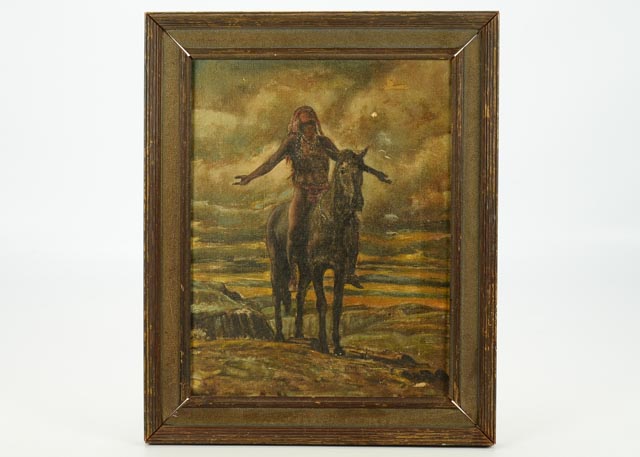 "Appeal to the Great Spirit" Native American Oil Painting