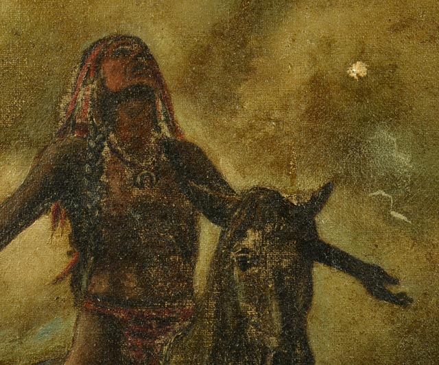 "Appeal to the Great Spirit" Native American Oil Painting