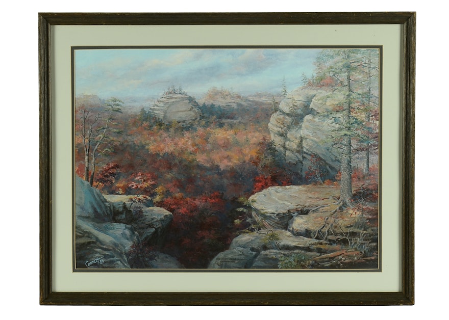 Signed Artist Proof "Red River Gorge" by Al Cornett