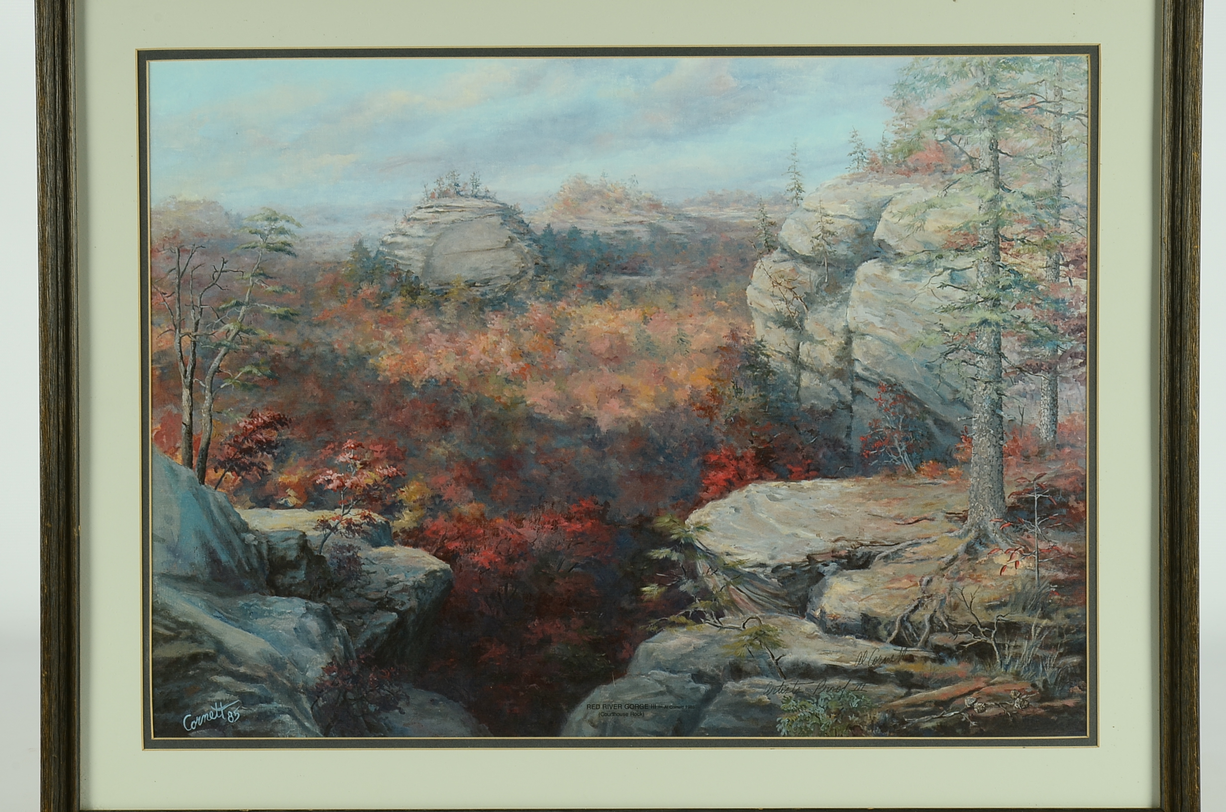 Signed Artist Proof "Red River Gorge" by Al Cornett