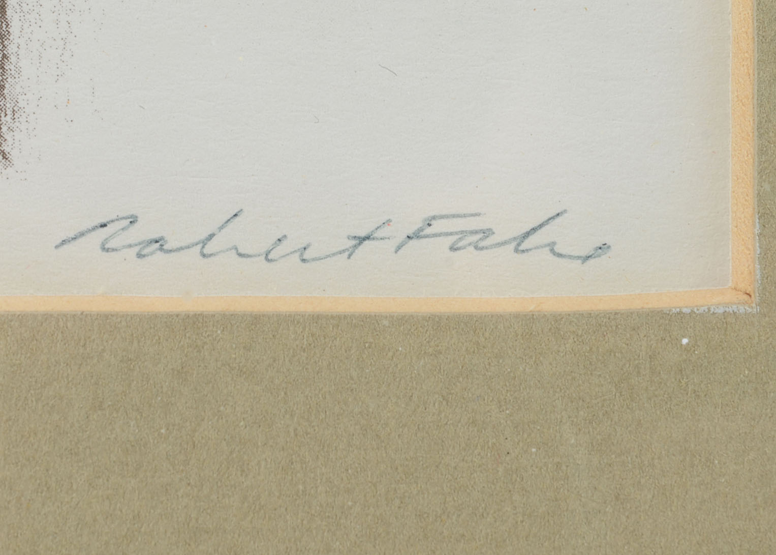 Signed Robert Fabe Print, "Daphne"