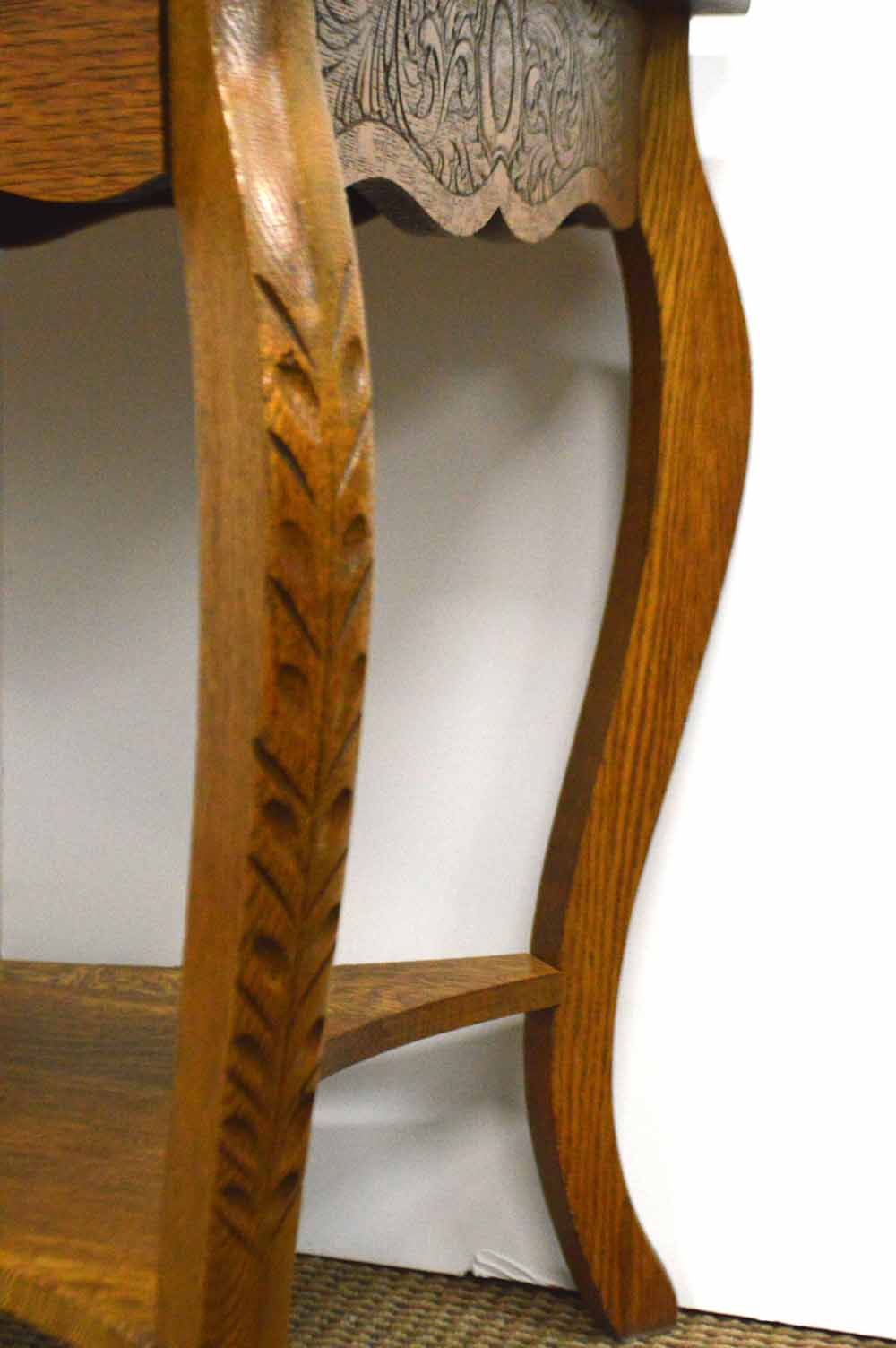 Antique Larkin Oak Library Table