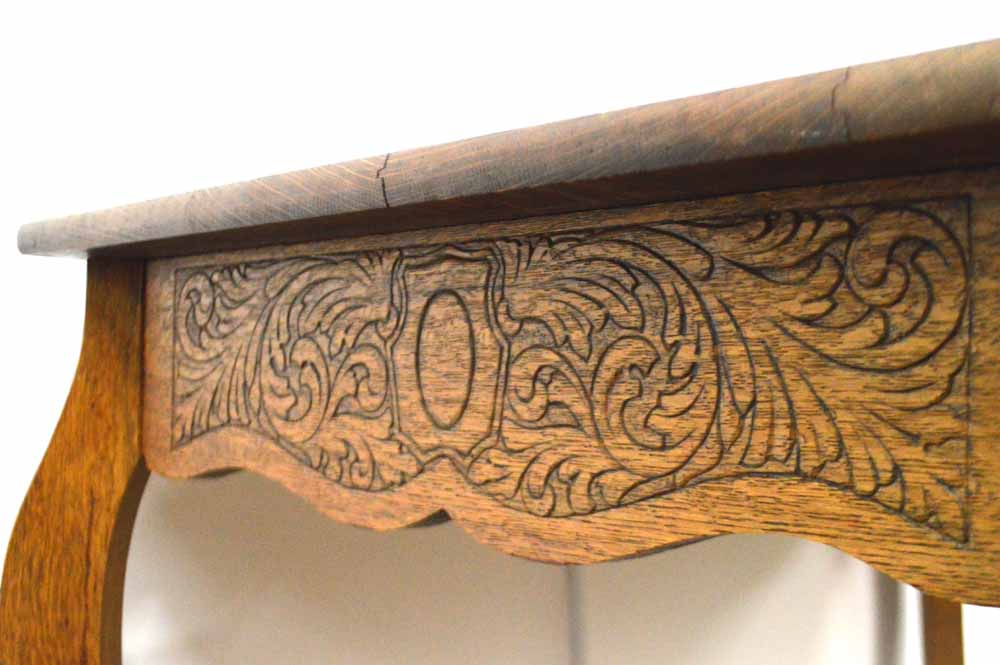 Antique Larkin Oak Library Table
