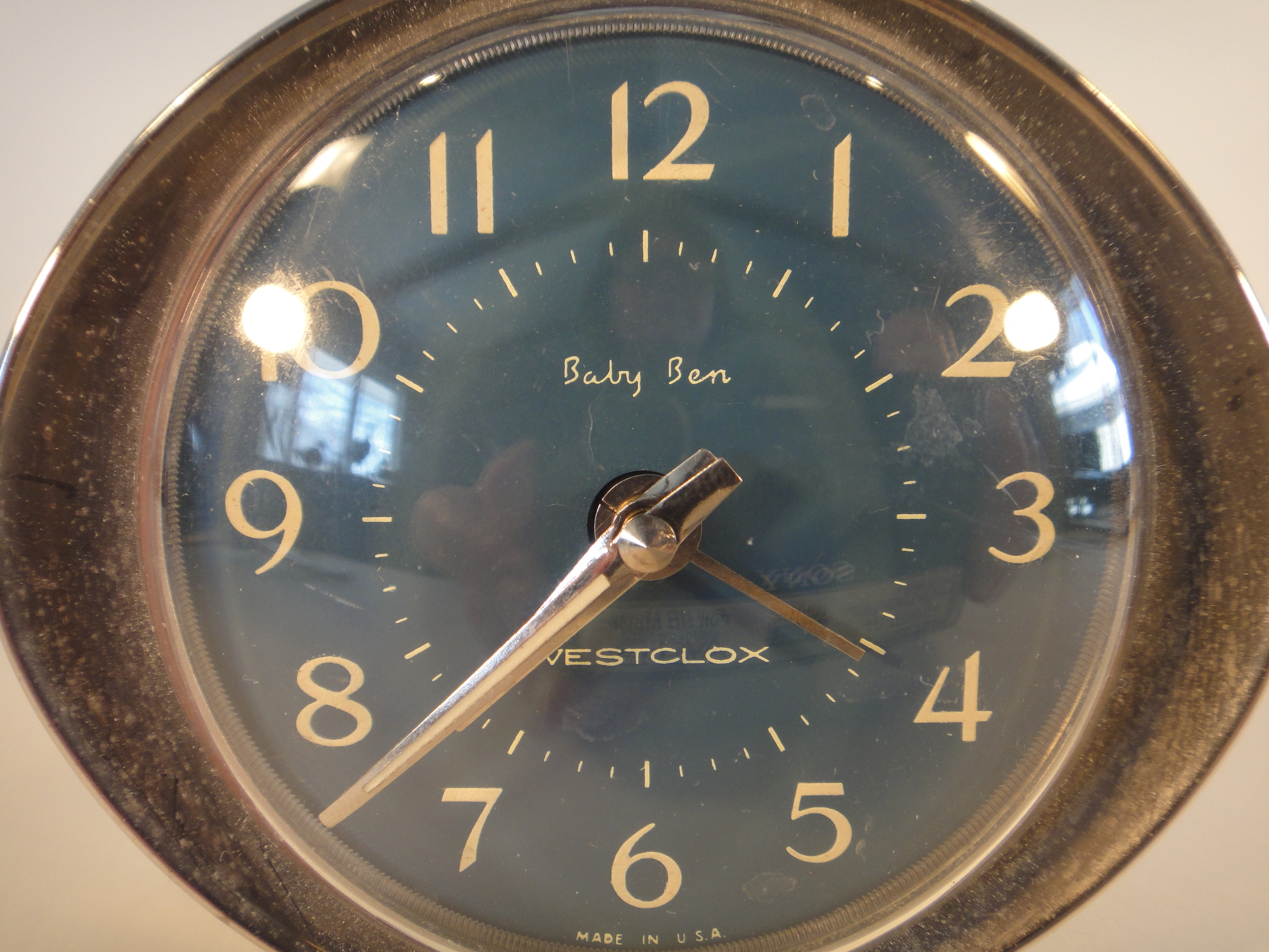 Vintage Westclox Baby Ben Wind Up Alarm Clock